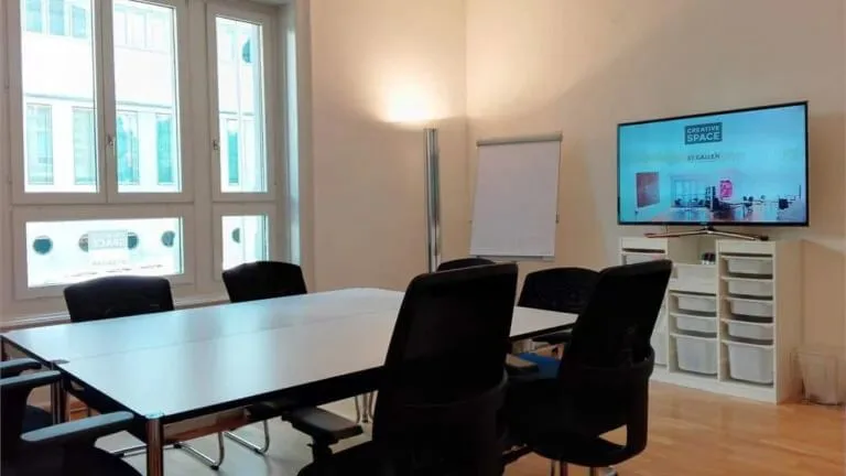 CreativeSpace St.Gallen, Salle de réunion 6 personnes, St. Gallen