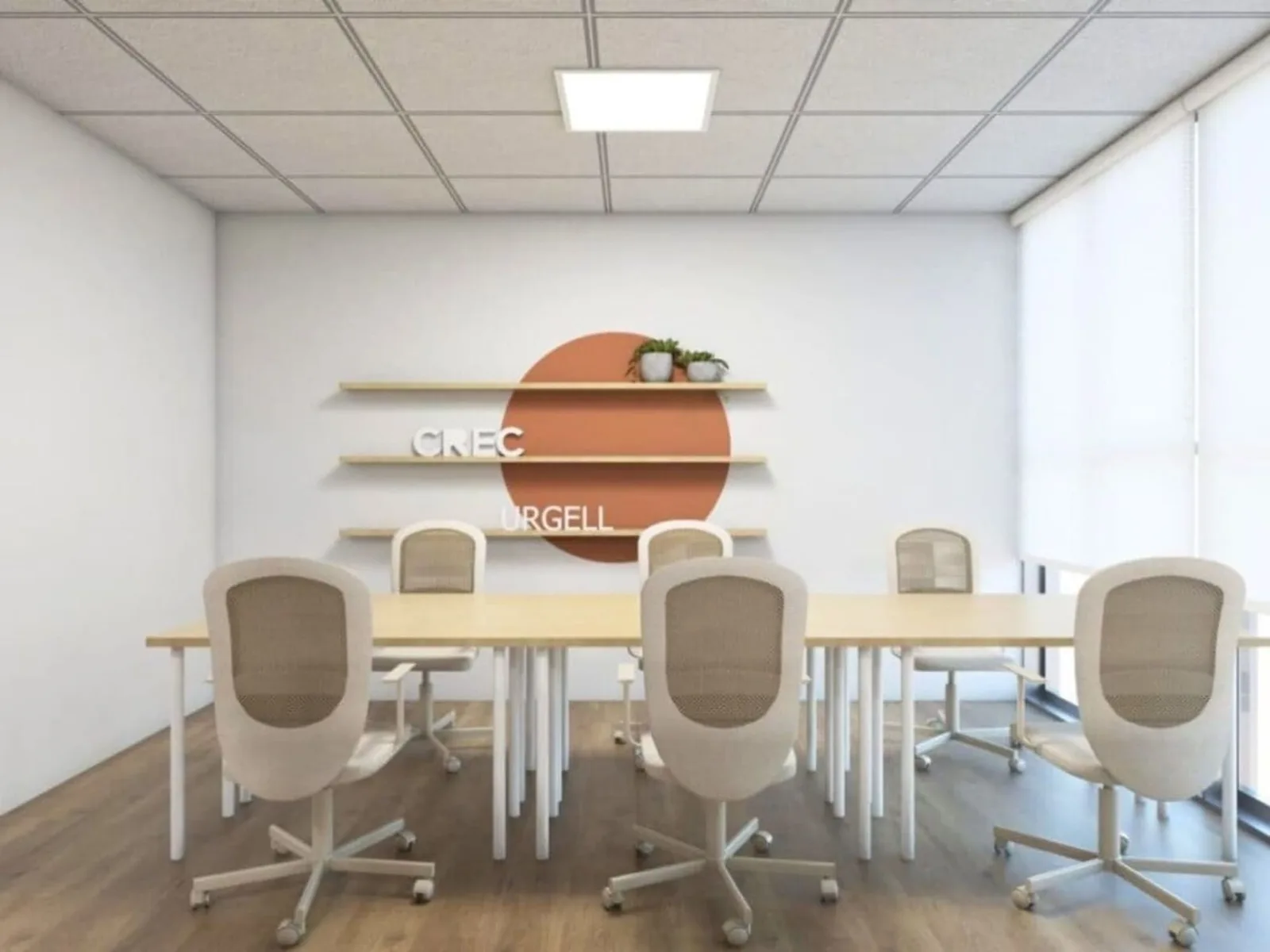 CREC Coworking Urgell, Meeting room for 7 people, Barcelona
