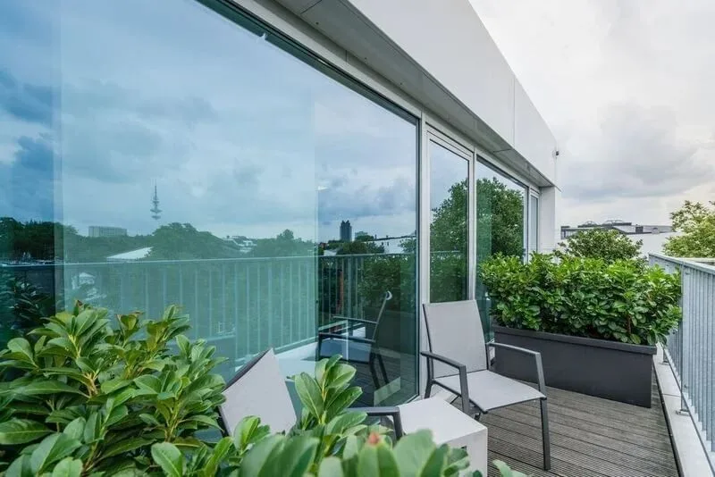 CS Business Center Mittelweg, Terrace and outdoor space, Hamburg