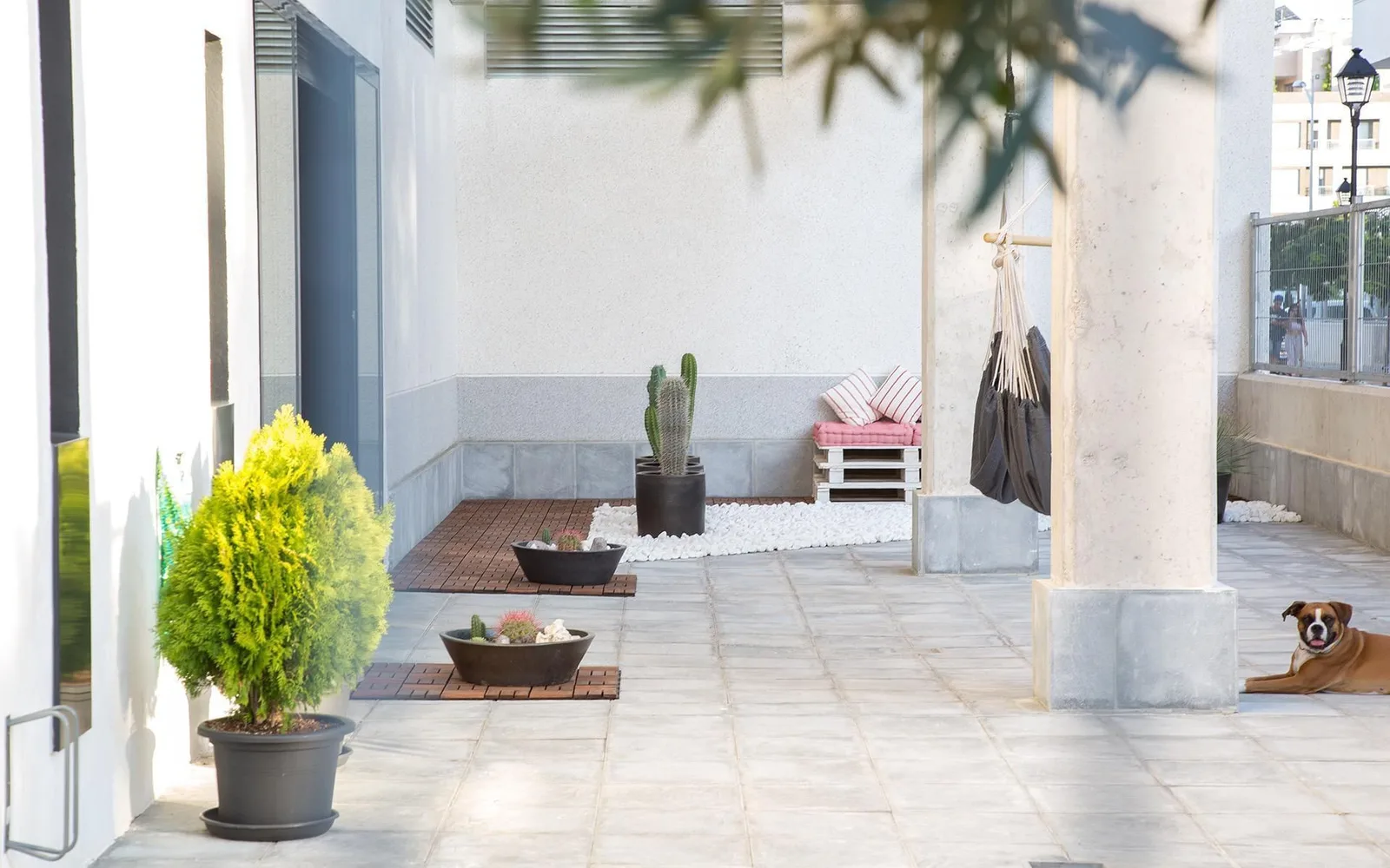 Cübik, Terrasse et espace extérieur, Albacete