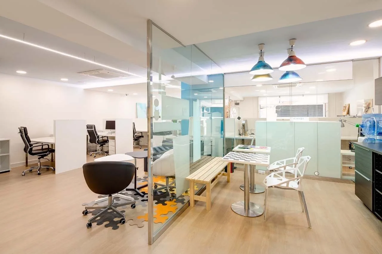 Cwork Sarrià, Espacio diáfano, Barcelona