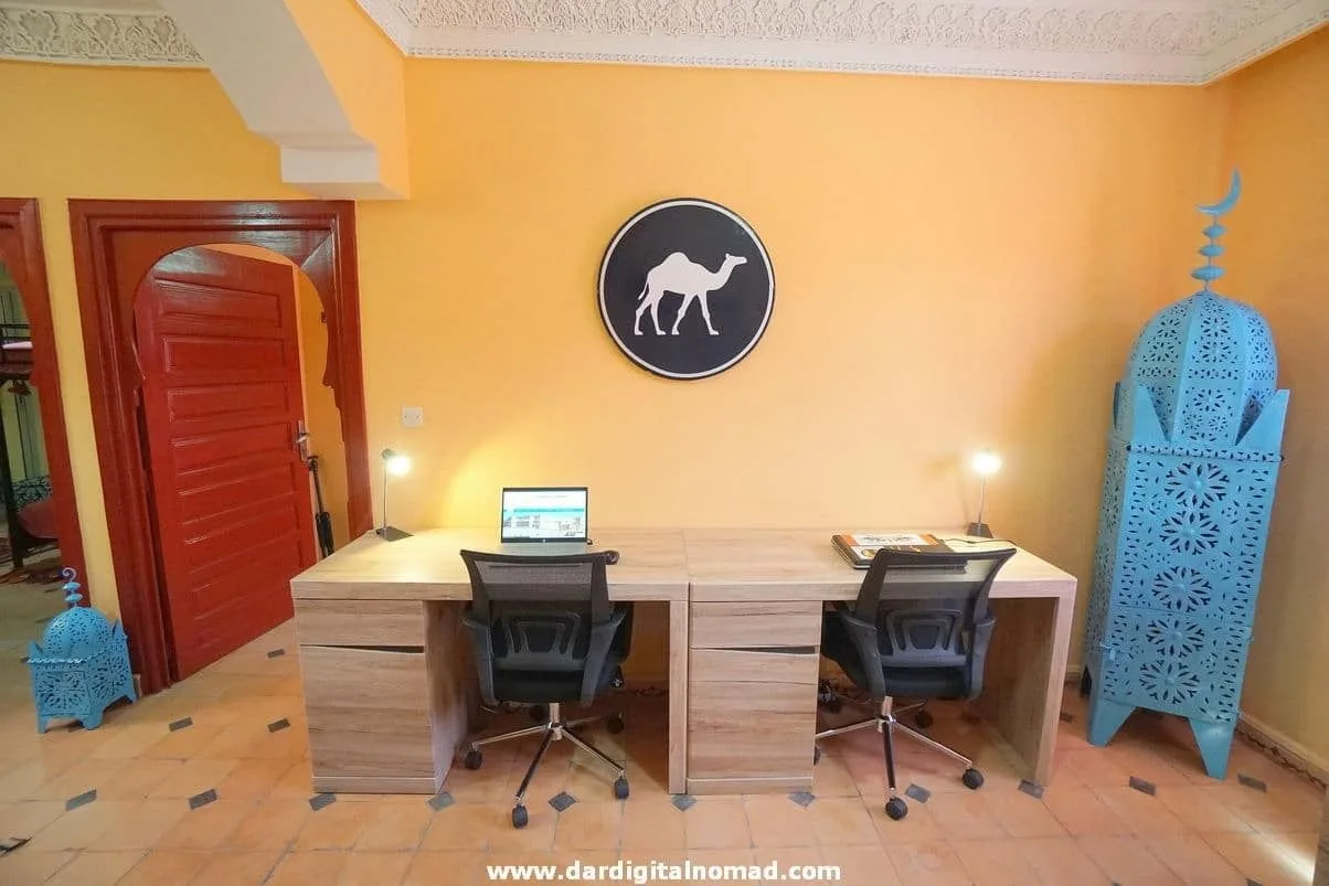 Dar Digital Nomad, Private office, 2 desks, Ouarzazate