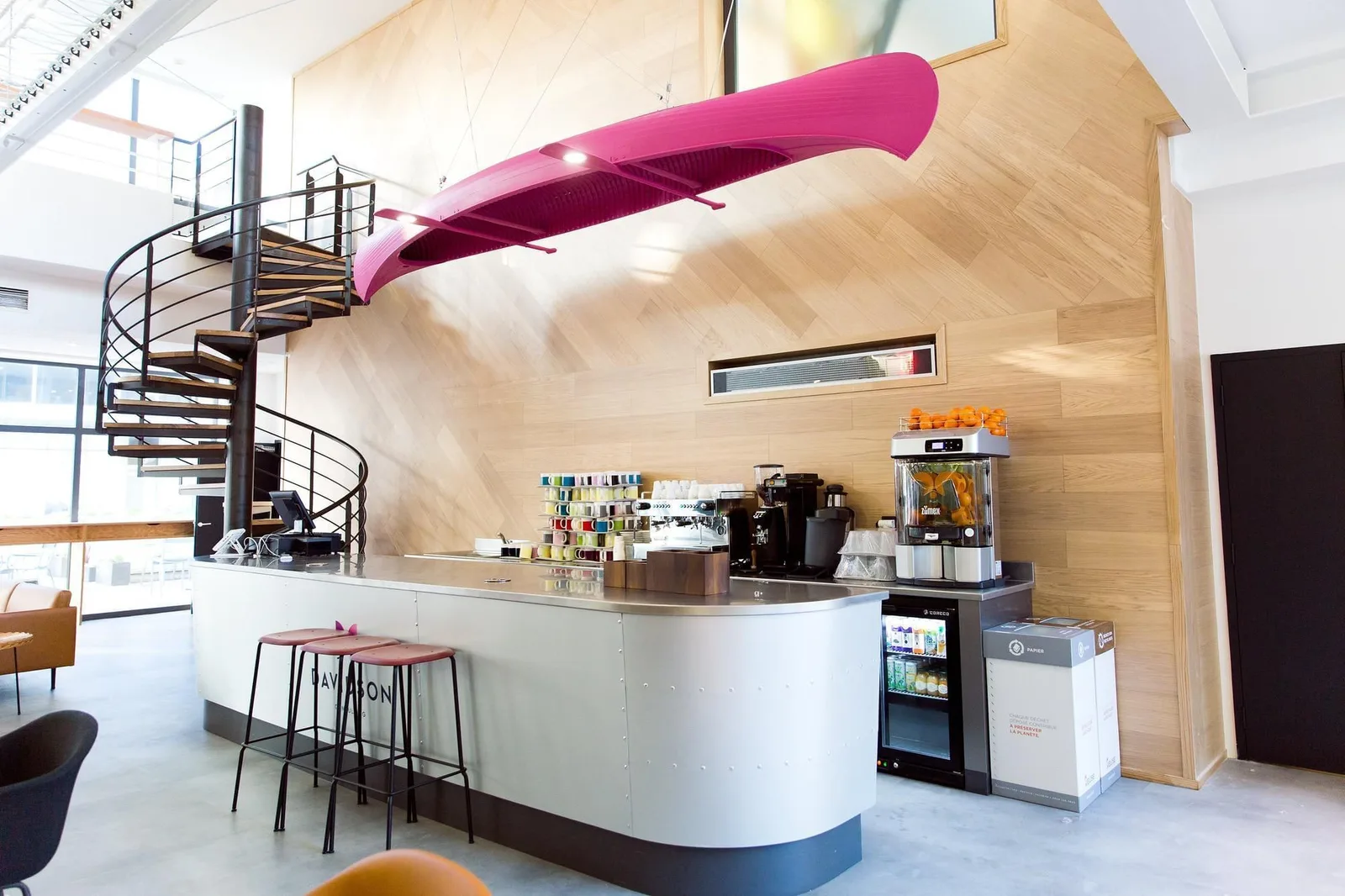 Davidson Consulting, Cafeteria, Boulogne-Billancourt