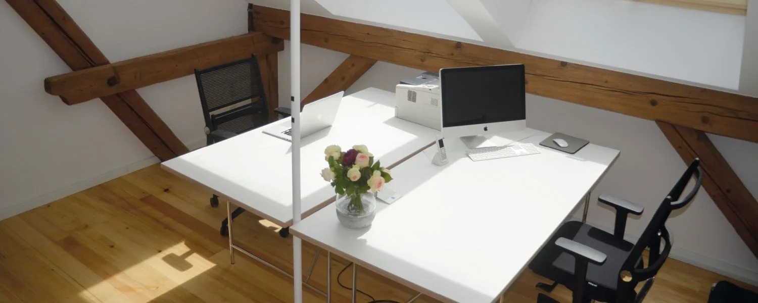 Denkraum Freiburg, Privatbüro mit 2 Arbeitsplätzen, Freiburg im Breisgau