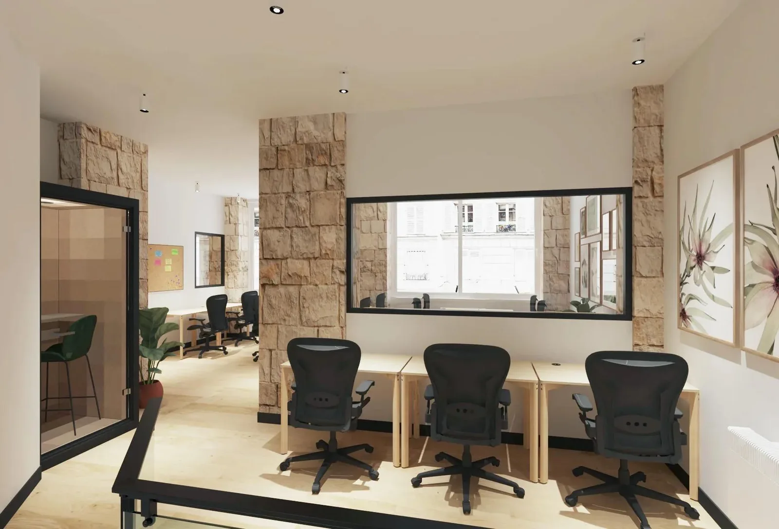 Deskapad 19 Génie, Open-plan office, Paris 12e