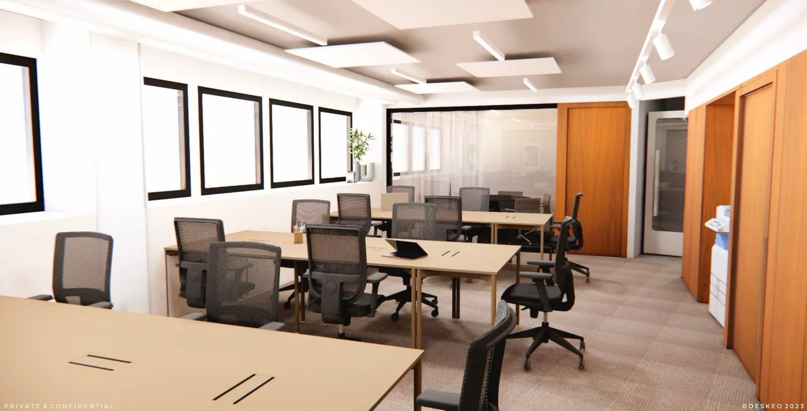 Deskeo 145 Charles de Gaulle, Open space, Neuilly-sur-Seine