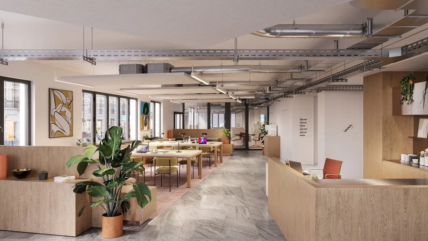 Deskeo Peupliers, Open space, Boulogne-Billancourt