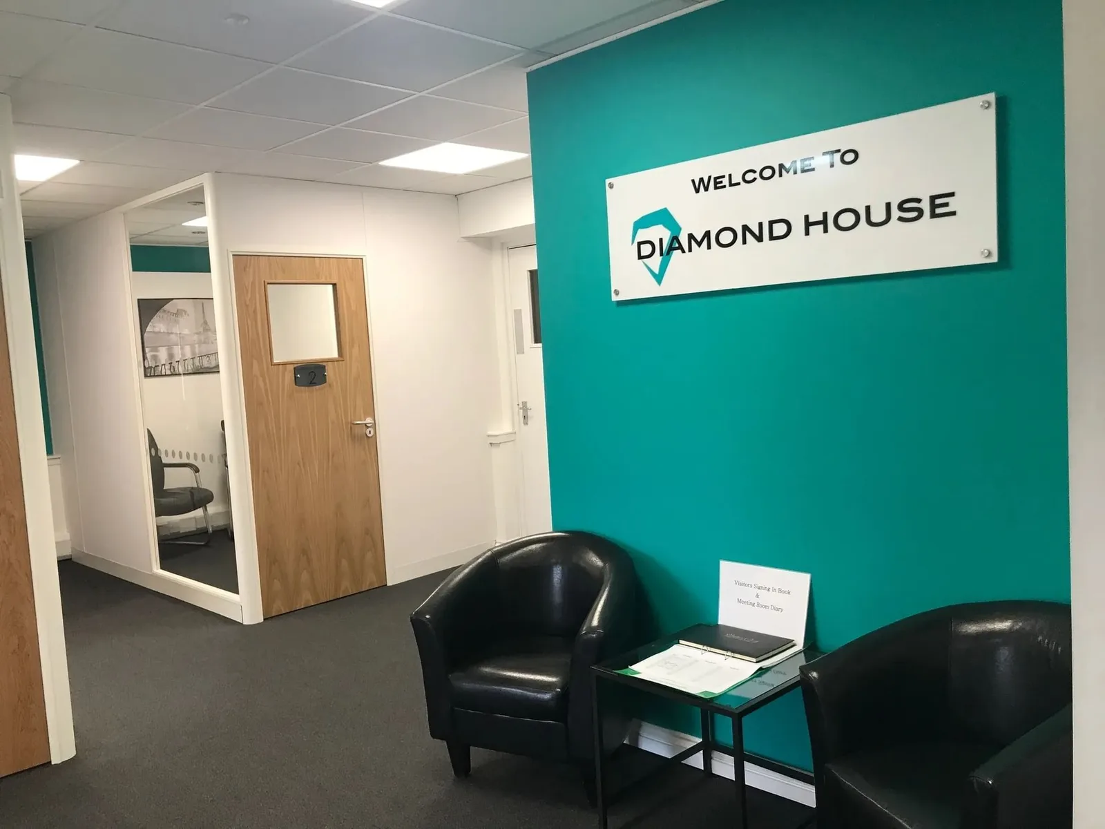 Diamond House Serviced Offices, Reception, Wellingborough
