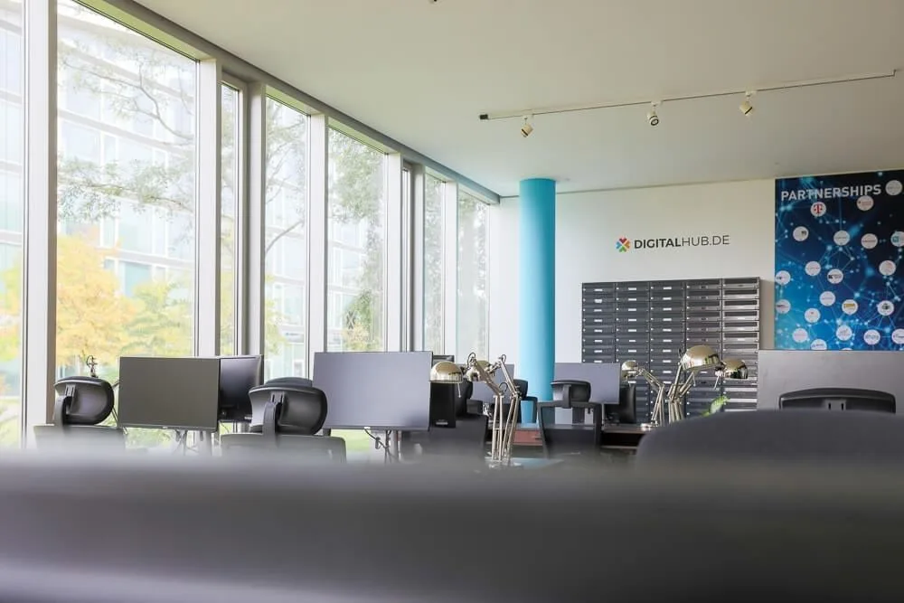 Digital Hub Rheinwerkallee, Großraumbüro, Bonn