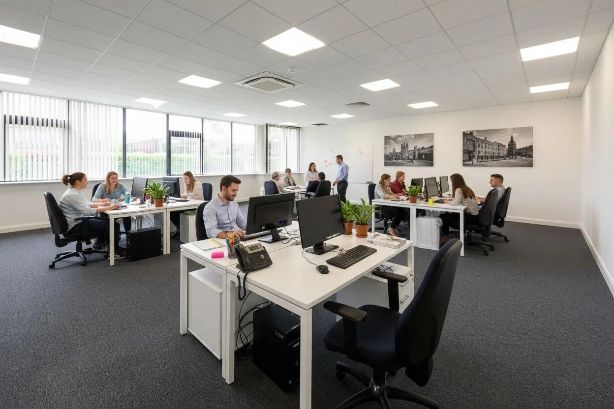 Digital Office Centre Dublin Airport, Open-plan office, Swords