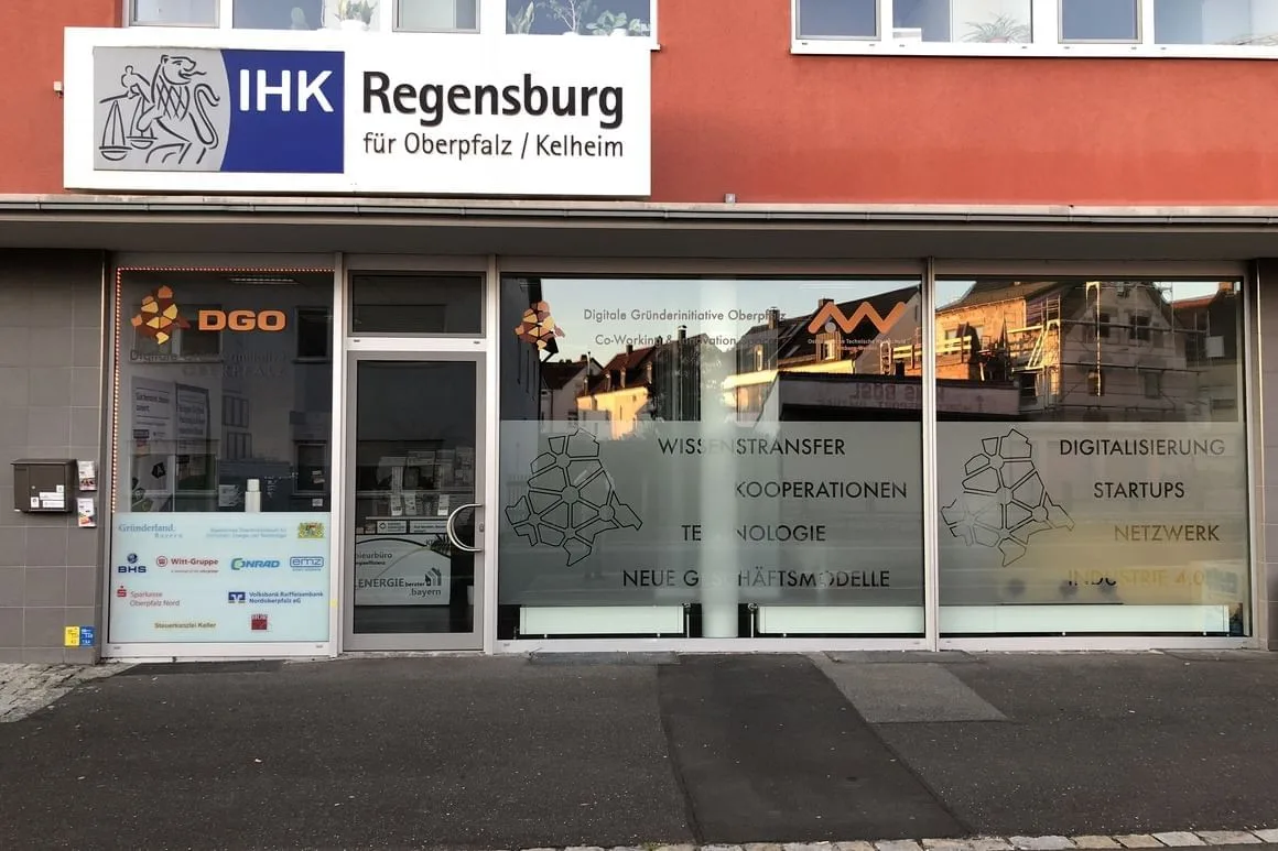 Digitale Gründerinitiative Oberpfalz, Building facade, Amberg
