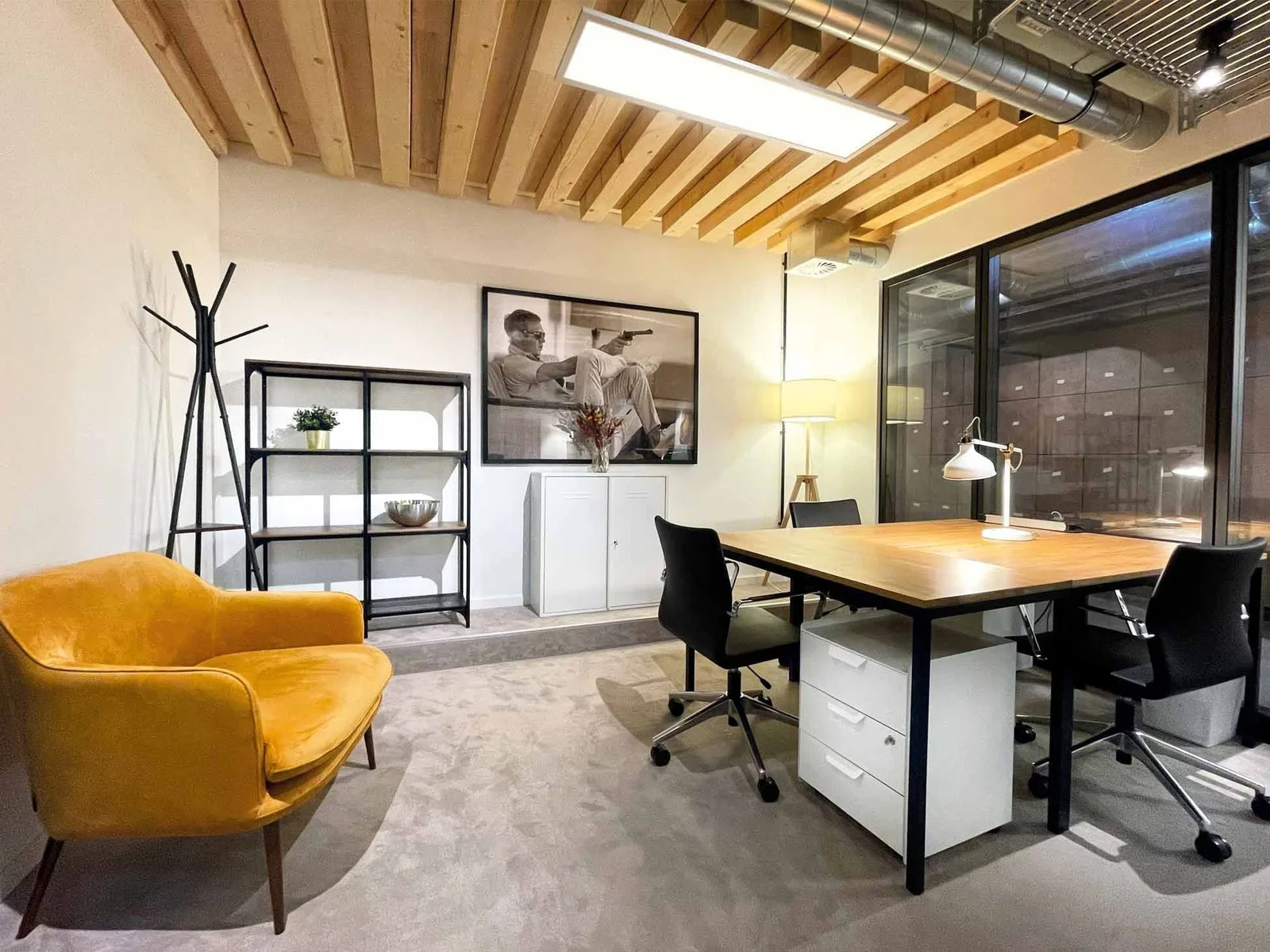 District One Coworking, Privatbüro mit 3 Arbeitsplätzen, Berlin