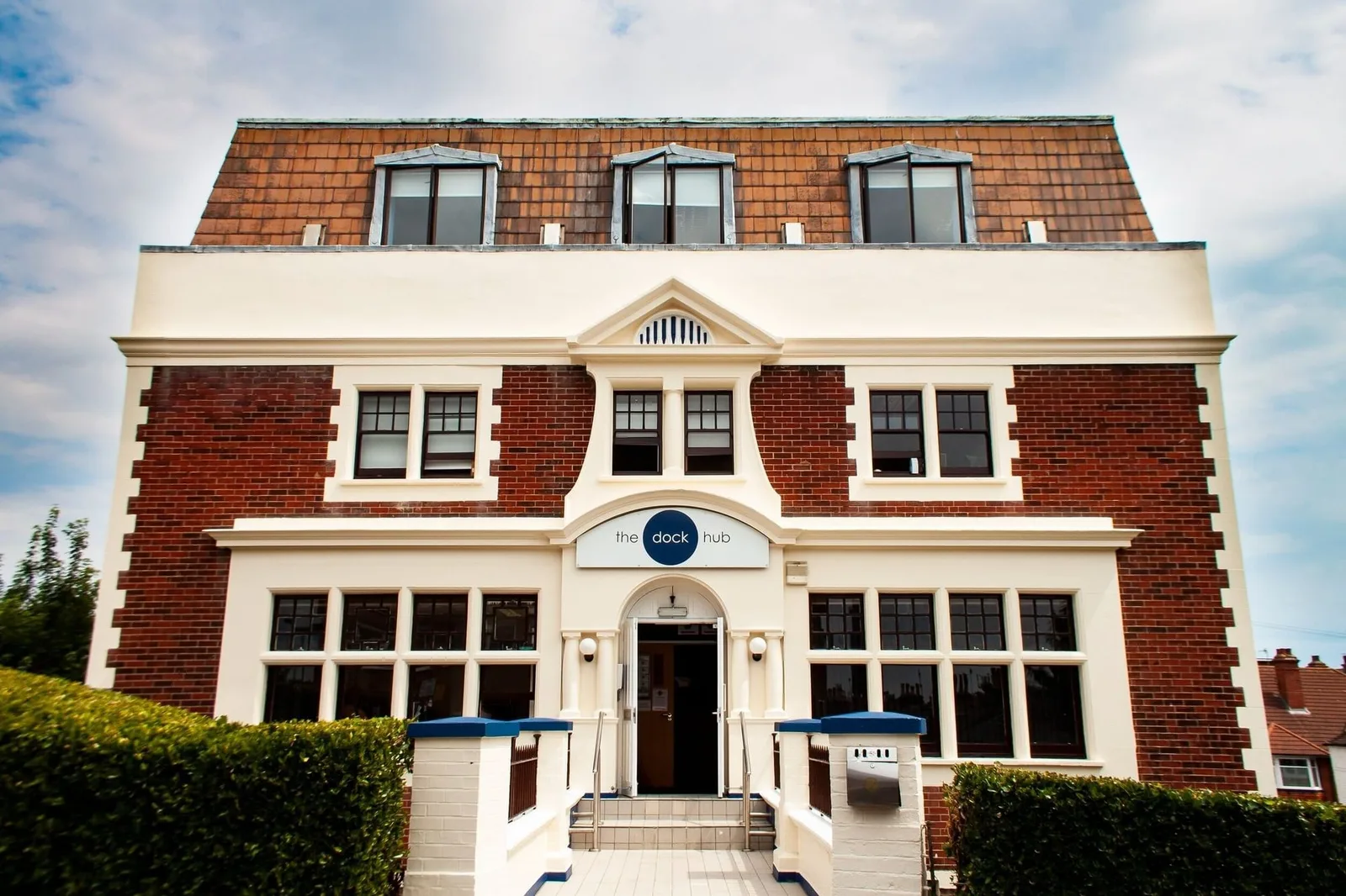 The Dock Hub, Building facade, Hove