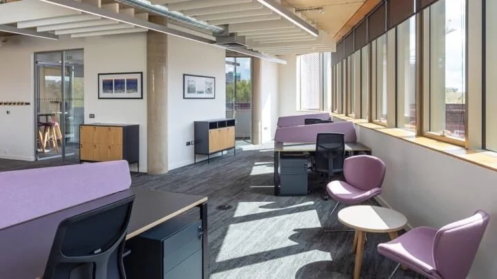 Dryden Enterprise Centre, Open-plan office, Nottingham
