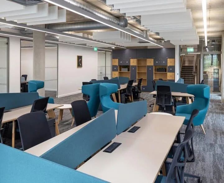 Dryden Enterprise Centre, Open-plan office, Nottingham