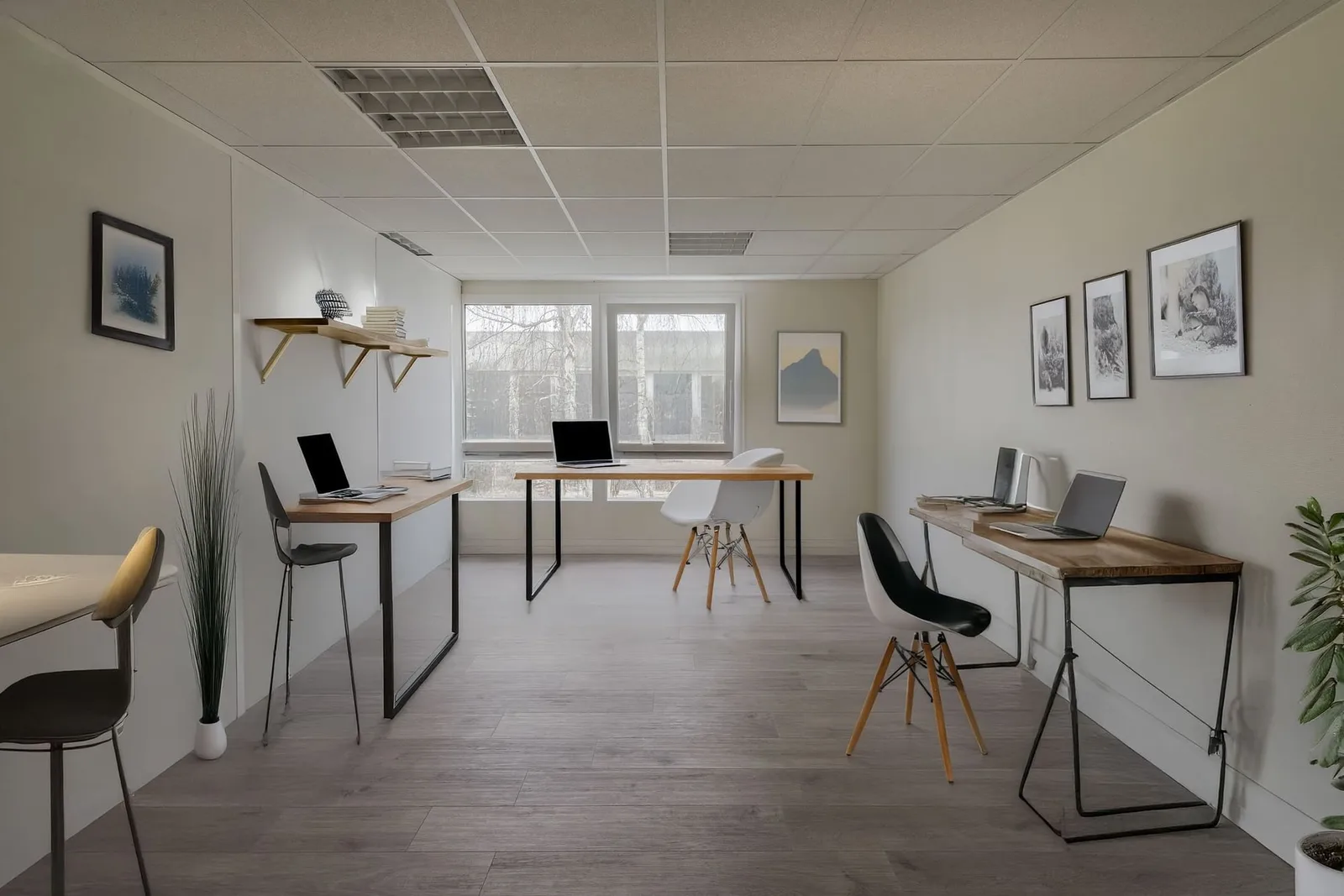 EasyWorking Burospace, Private office, 4 desks, Bièvres