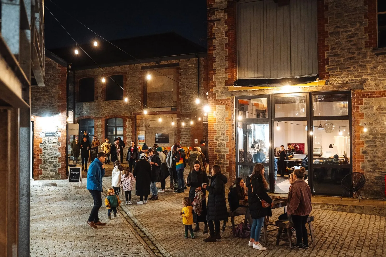 Eat Work Art - Alma Yard, Terrace and outdoor space, Plymouth