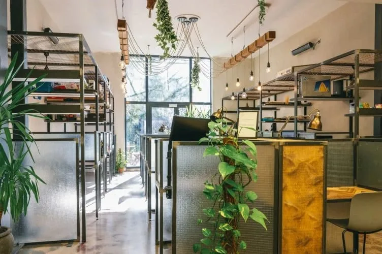 Eat Work Art - Hackney Downs Studios, Open-plan office, London