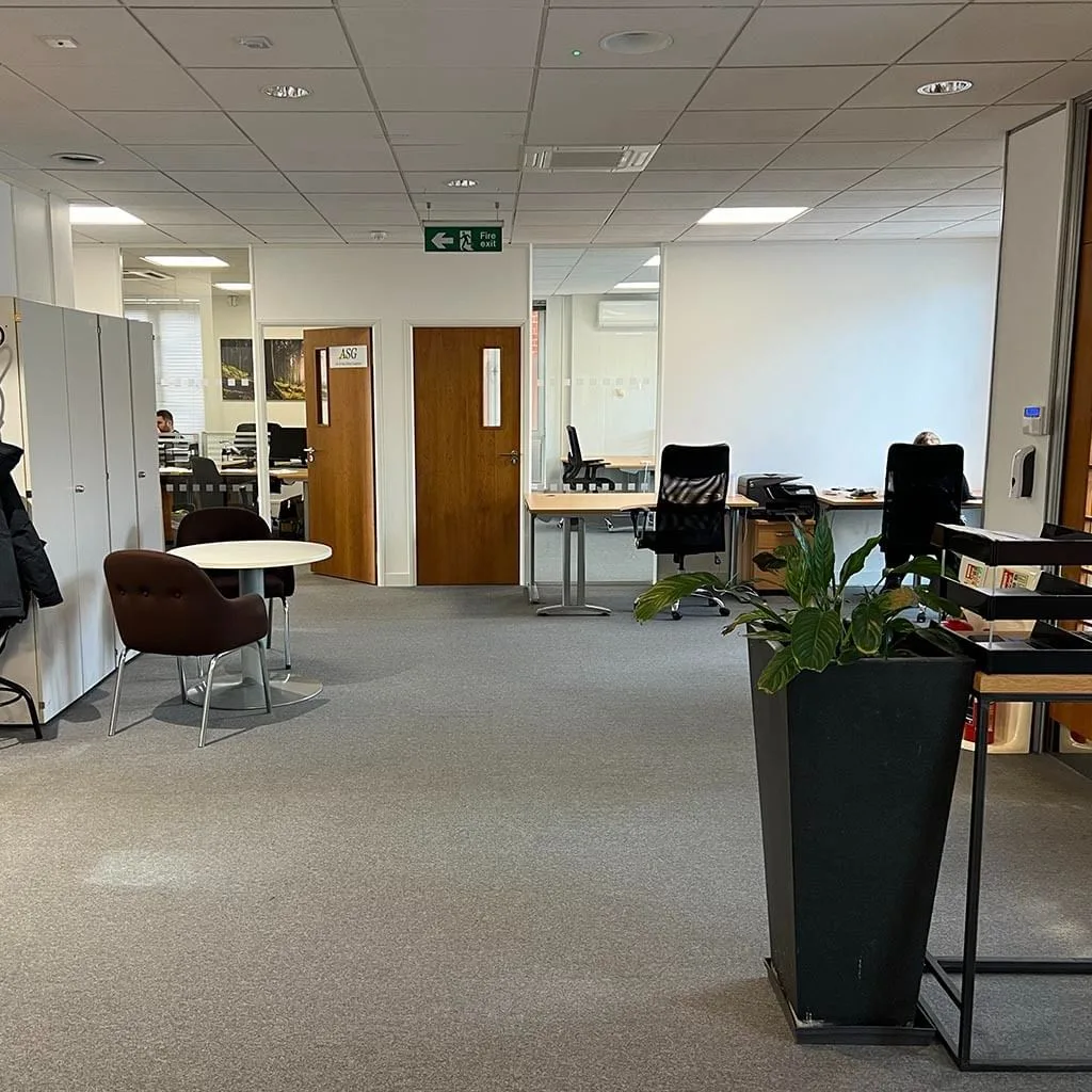 Egham Cowork, Open-plan office, Egham