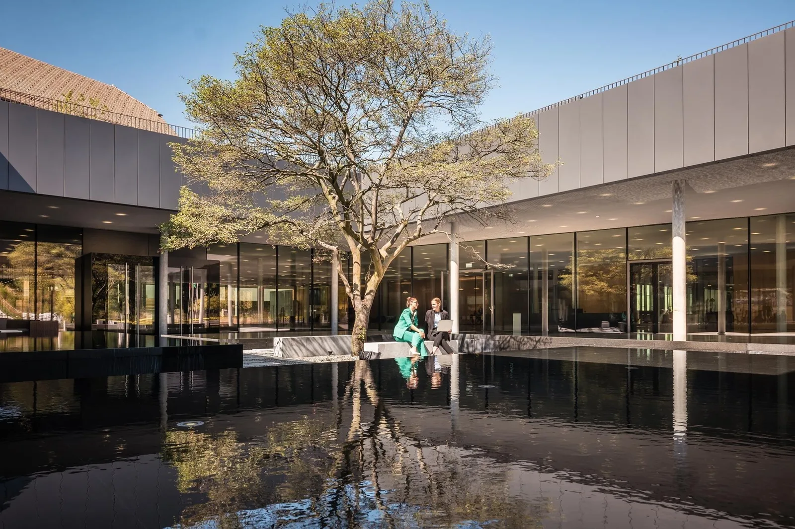 EHL Innovation Hub, Terrace and outdoor space, Epalinges