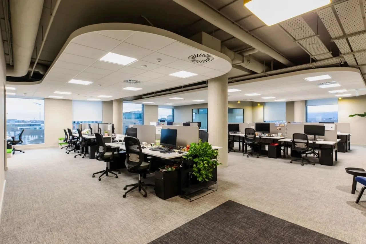 The Eight Building, Open-plan office, Dublin