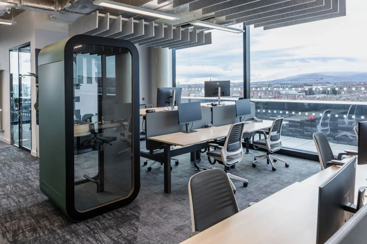 The Eight Building, Open-plan office, Dublin