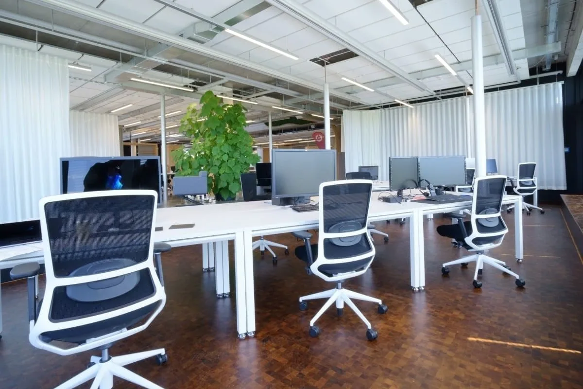 Einstein1 Digitales Gründerzentrum, Open-plan office, Hof