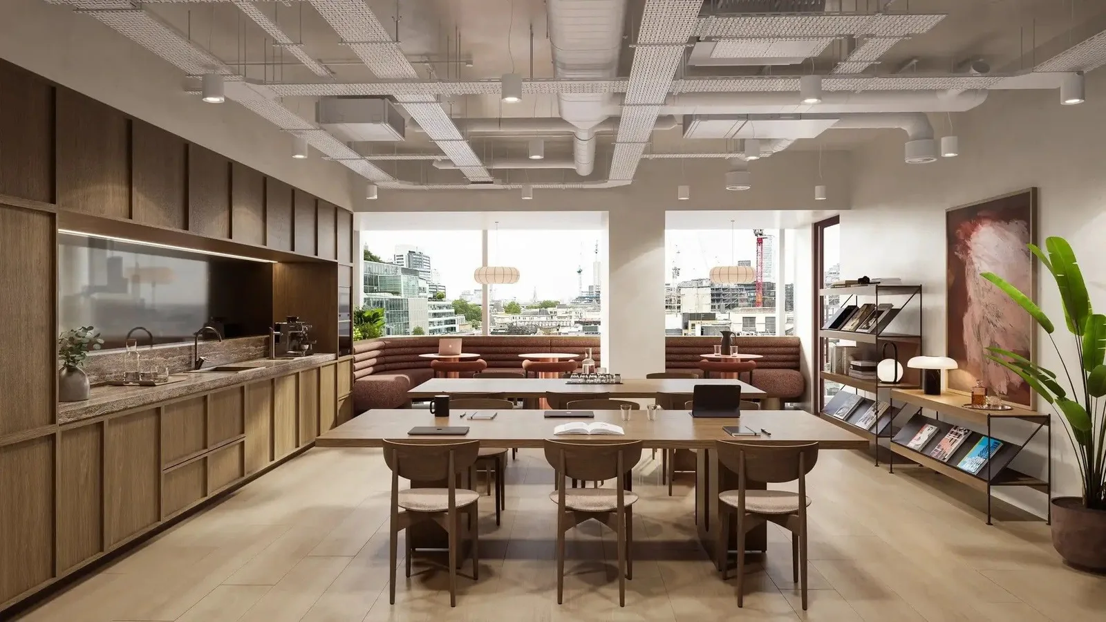 Elementa Workspace - 125 Old Broad Street, Cafeteria, London
