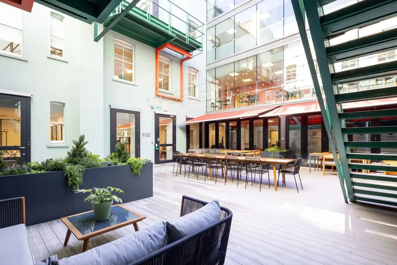 Elementa Workspace - 15 Alfred Place, Terrace and outdoor space, London