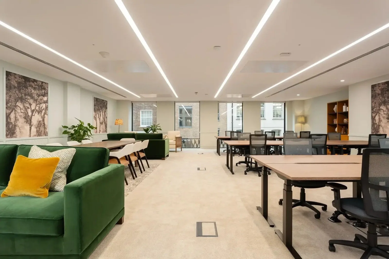 Elementa Workspace - 75 Grosvenor Street, Open-plan office, London