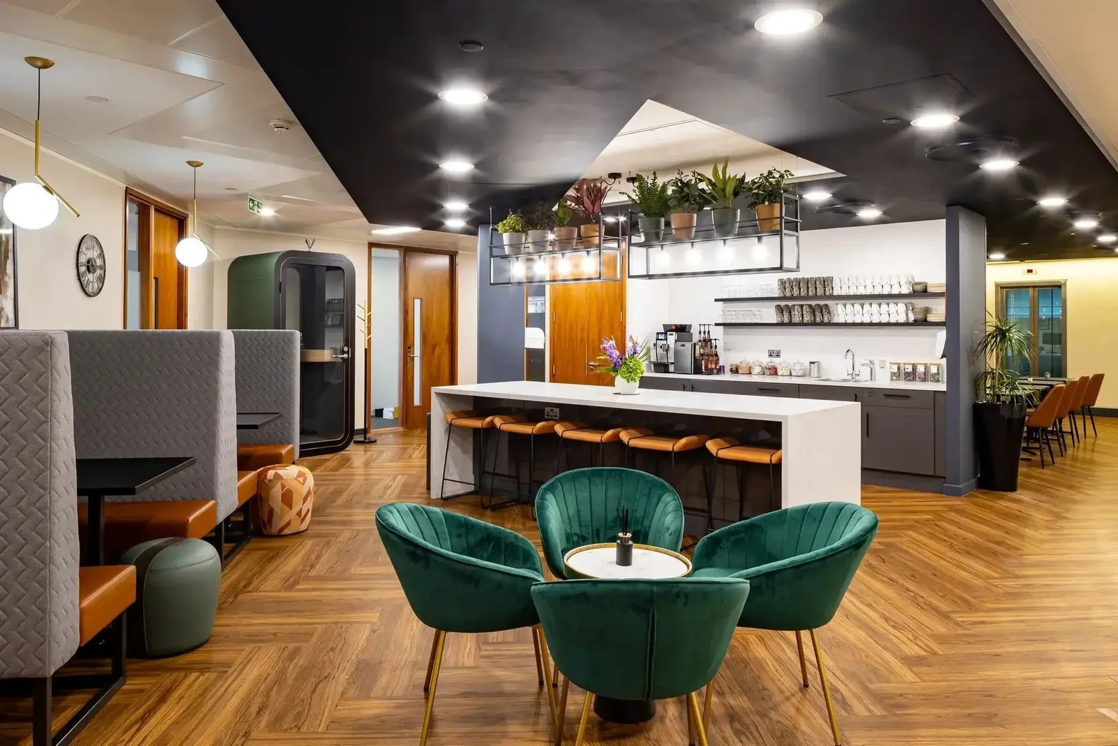 Elementa Workspace - 75 King William Street, Cafeteria, London