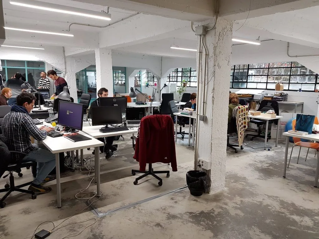 Eslabon Coworking, Espacio diáfano, Madrid
