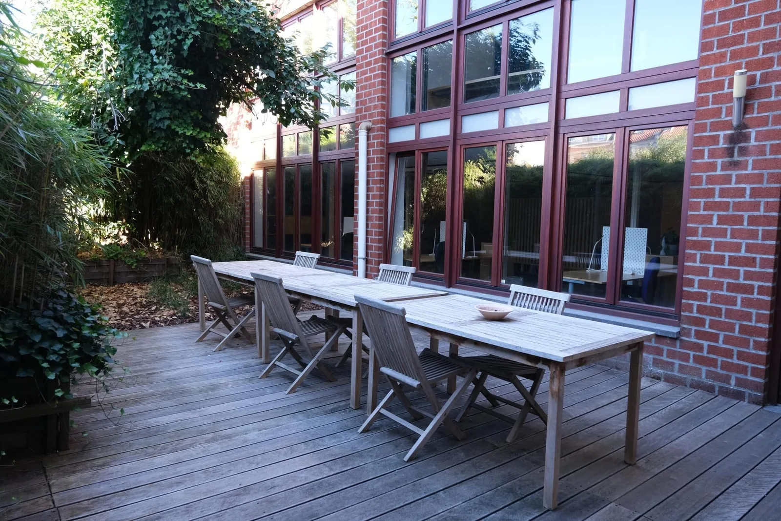 Espace Demey, Terrace and outdoor space, Auderghem