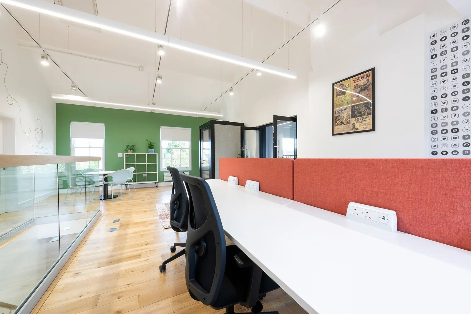 The Exchange Houlton, Open-plan office, Rugby