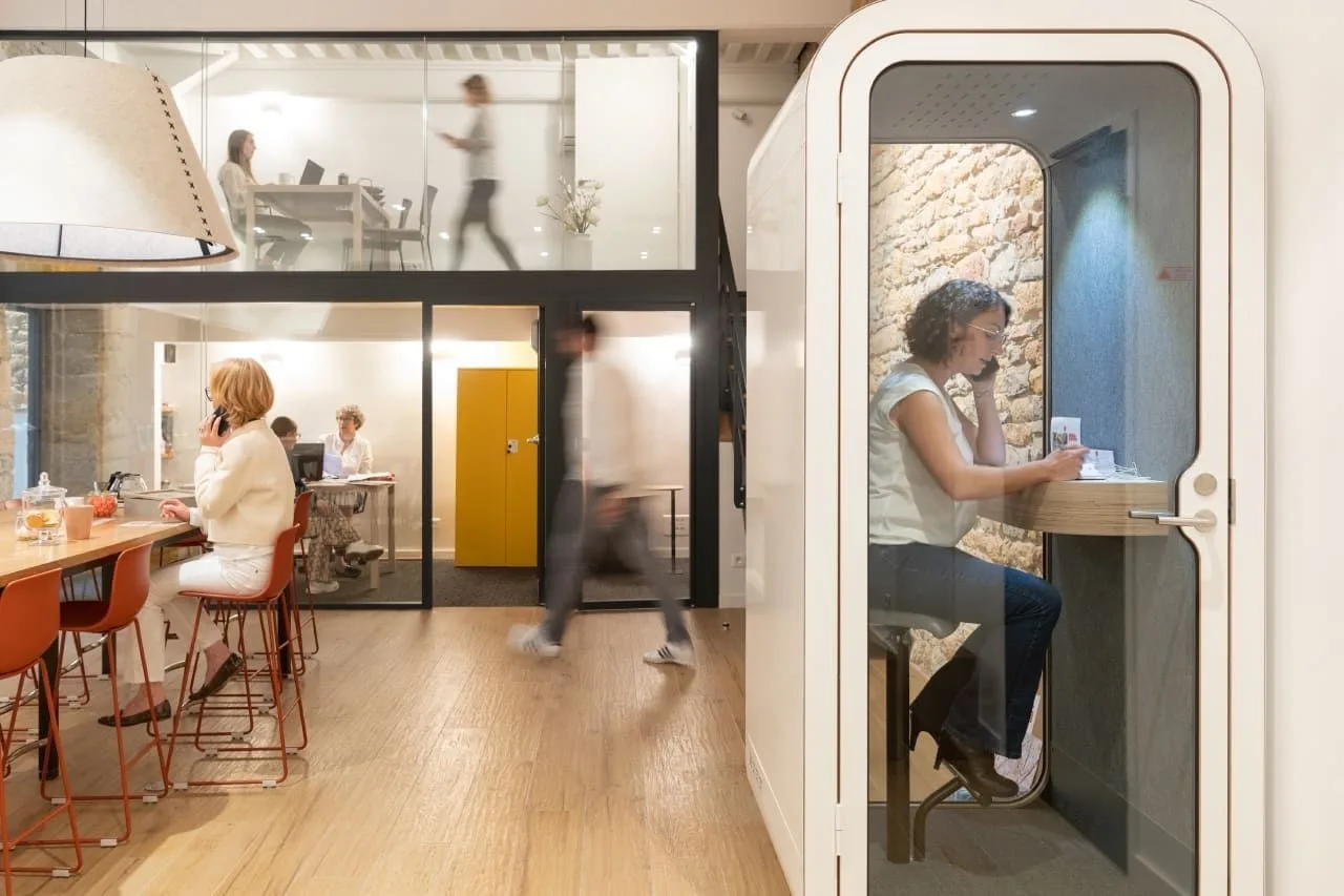 Explorys Events, Cabine acoustique, Lyon 1er