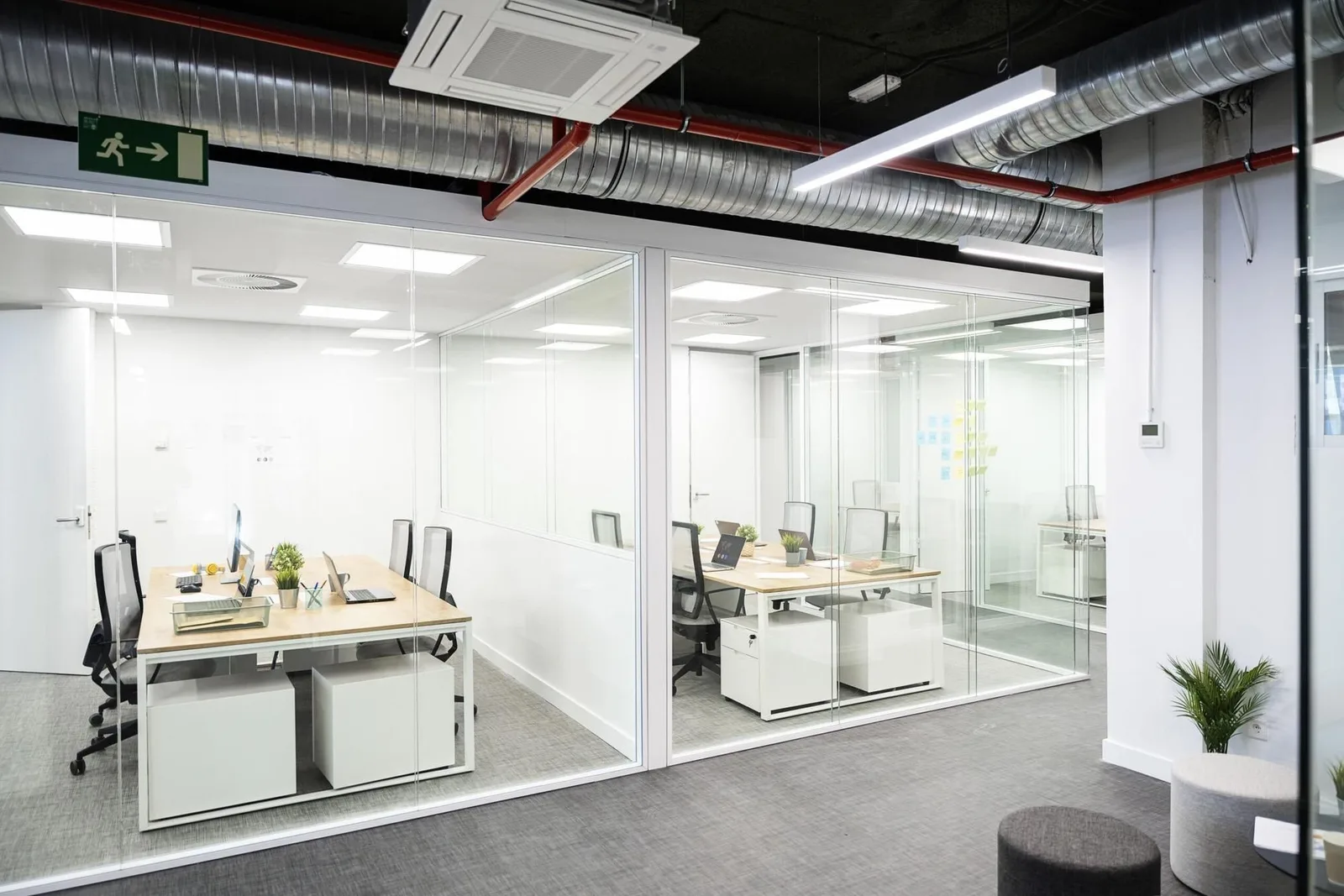 La Fábrica Madrid Norte, Bureau privatif 4 postes, Madrid