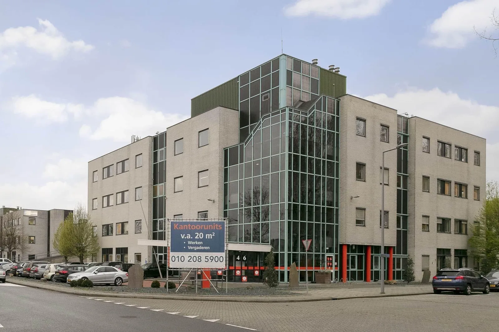 Facility Point Rotterdam Airport, Gevel van het gebouw, Rotterdam