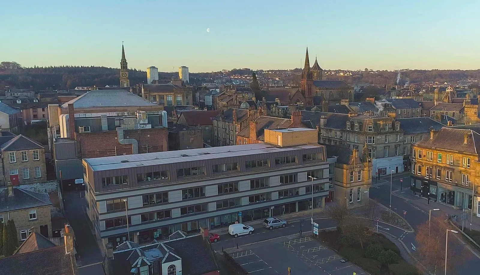 Falkirk Business Hub, Façade, Falkirk