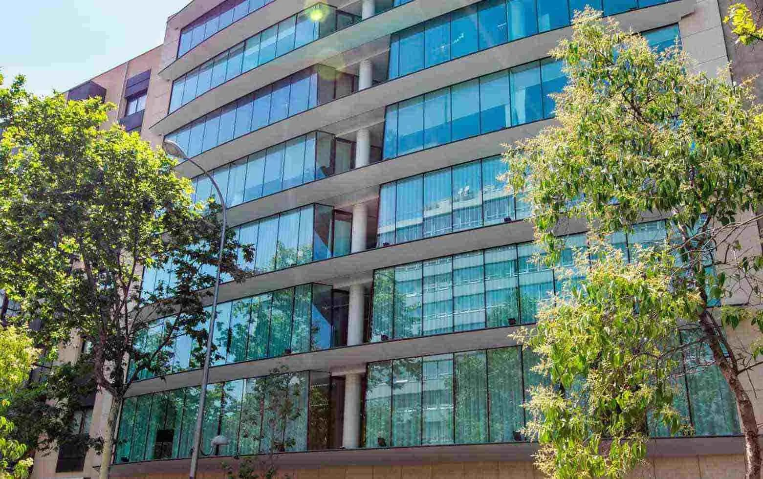 First Workplaces Maria Molina, Building facade, Madrid