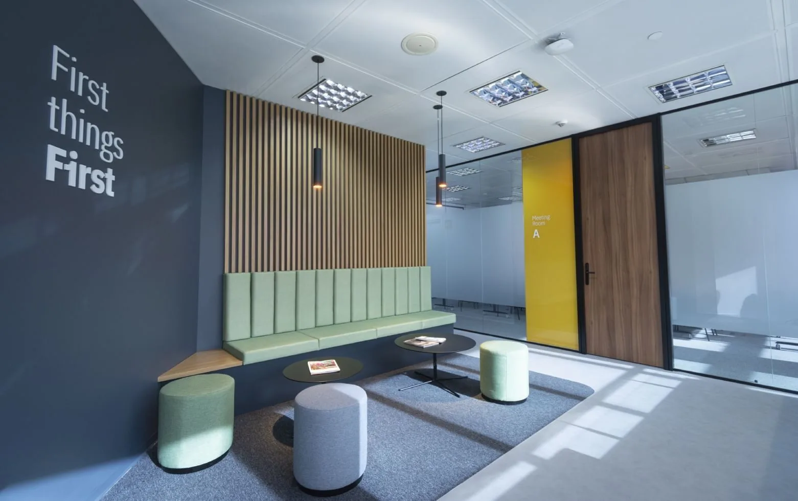 First Workplaces Plaza De Castilla, Espace détente, Madrid