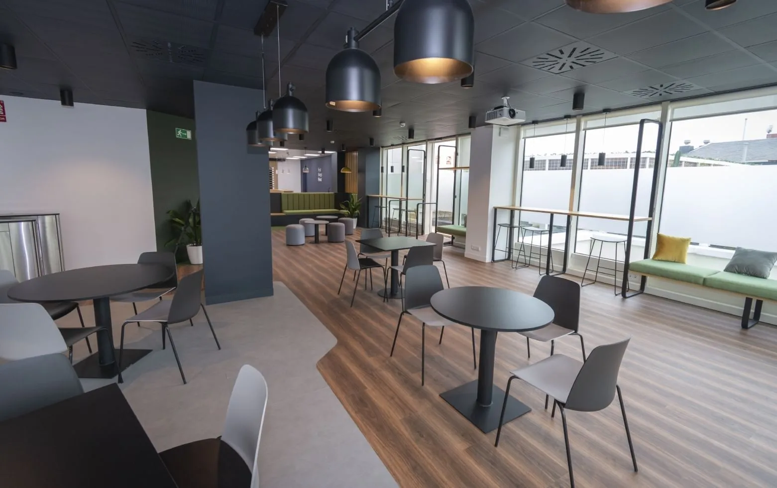 First Workplaces Sants, Cafeteria, Barcelona