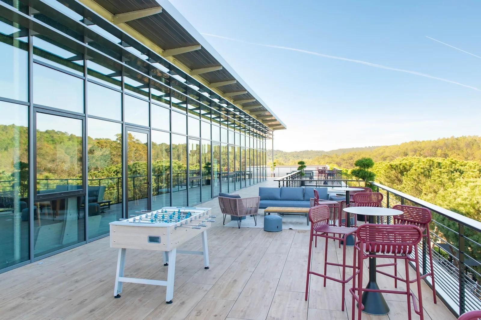 Flex-O Sophia Antipolis, Terrasse et espace extérieur, Valbonne