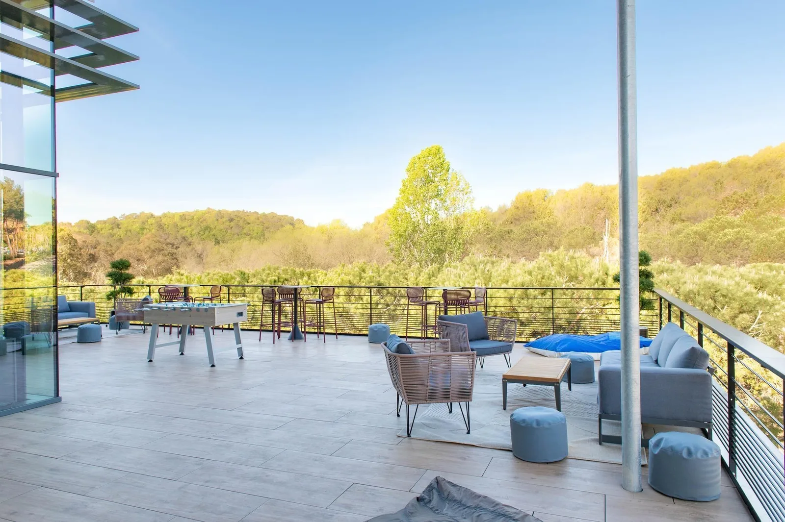 Flex-O Sophia Antipolis, Terrasse et espace extérieur, Valbonne