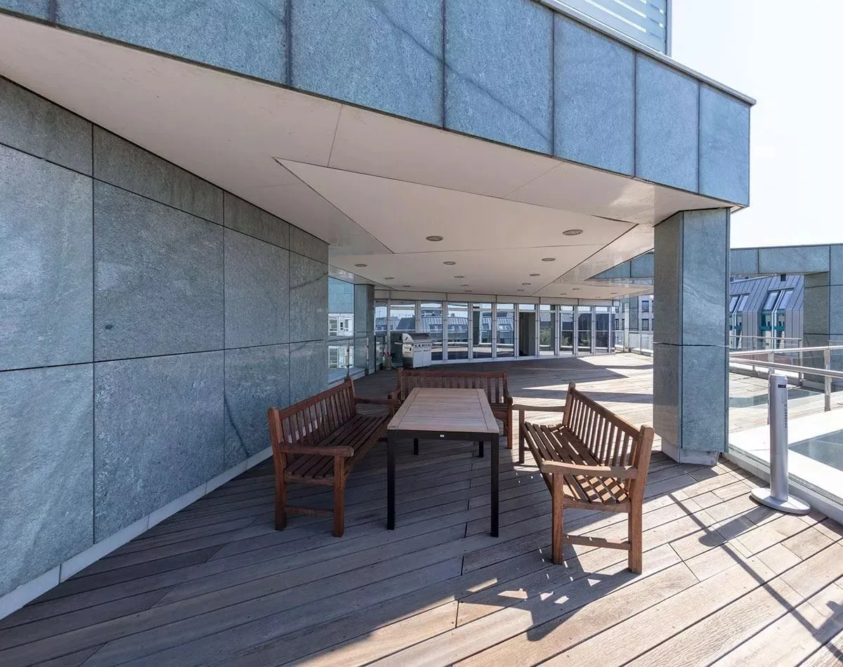 Flexus Düsseldorf, Terrasse und Außenbereich, Düsseldorf