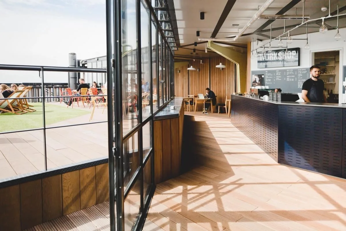 Fora - White Collar Factory, Cafeteria, London