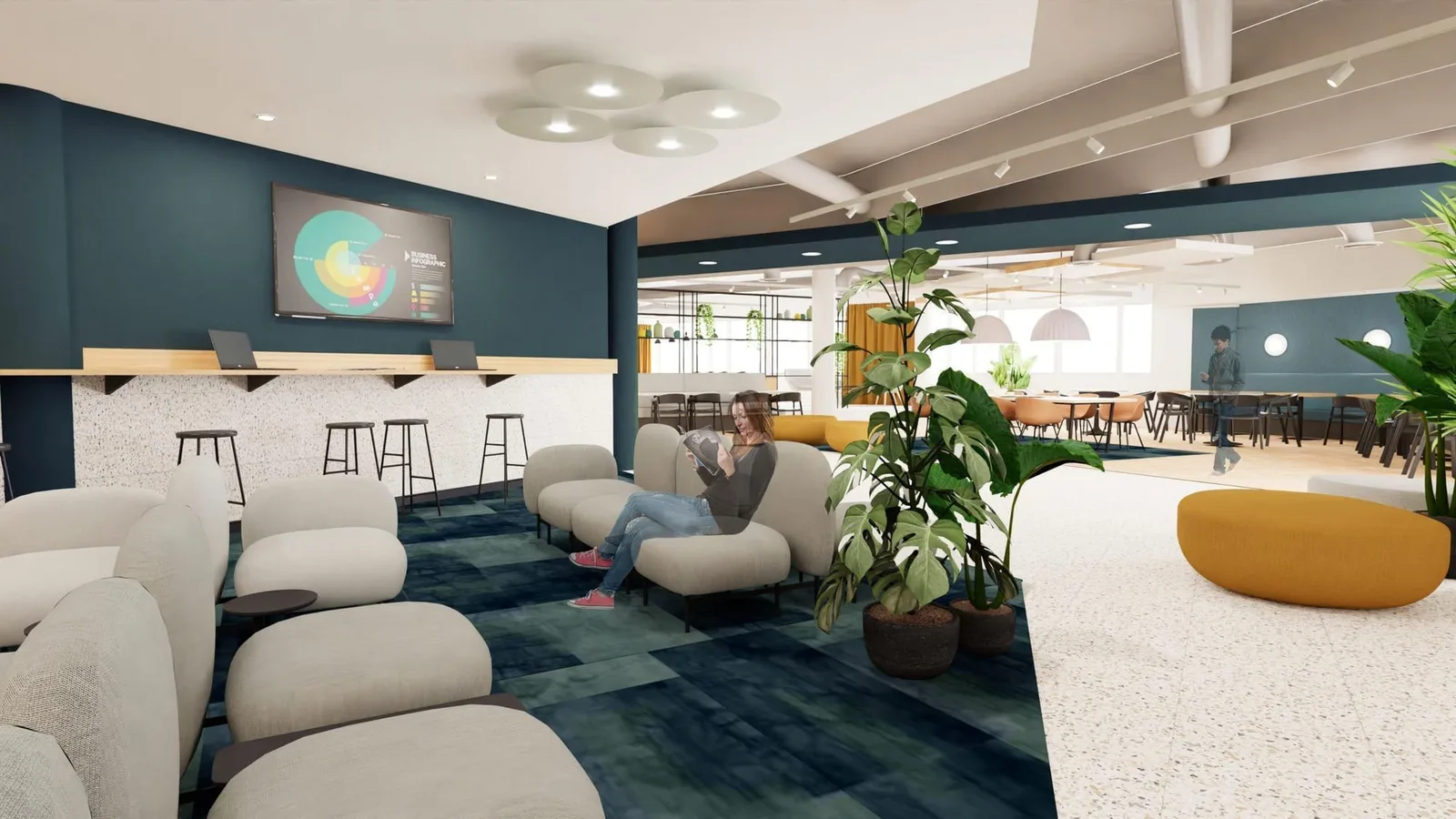 Frame Offices Zwolle, Lounge, Zwolle