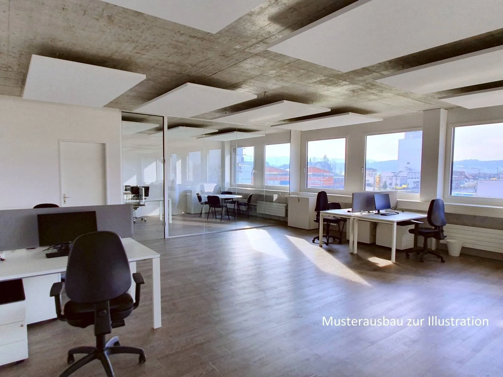Gewerbepark Rothenburg, Open-plan office, Rothenburg