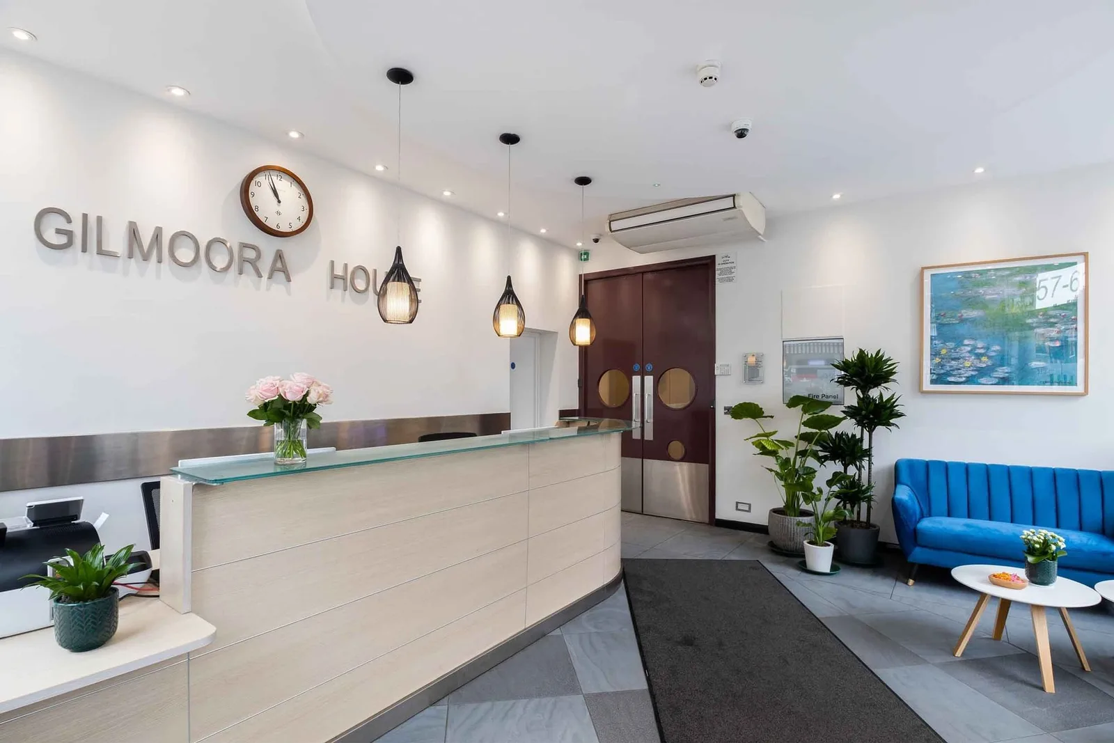 Gilmoora House, Reception, London