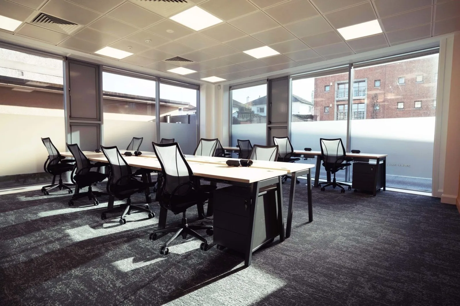 The Glasshouses Blackrock, Open-plan office, Blackrock