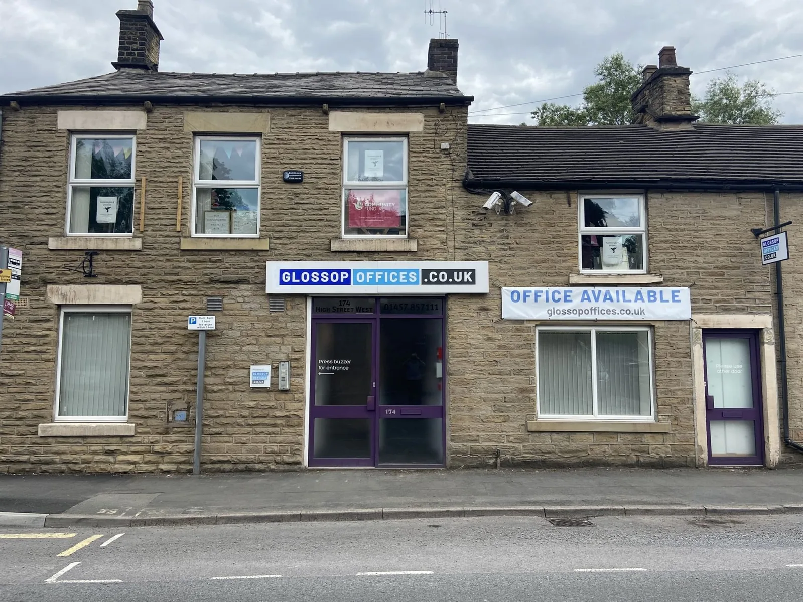Glossop Offices, Building facade, Glossop